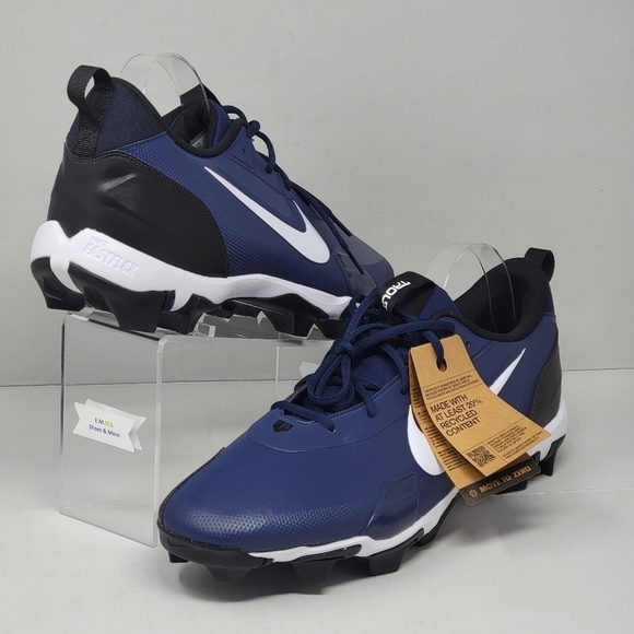 Nike Force Trout 9 Keystone Navy White Baseball Cleats FB9728-400 Mens Size 16 main image 9